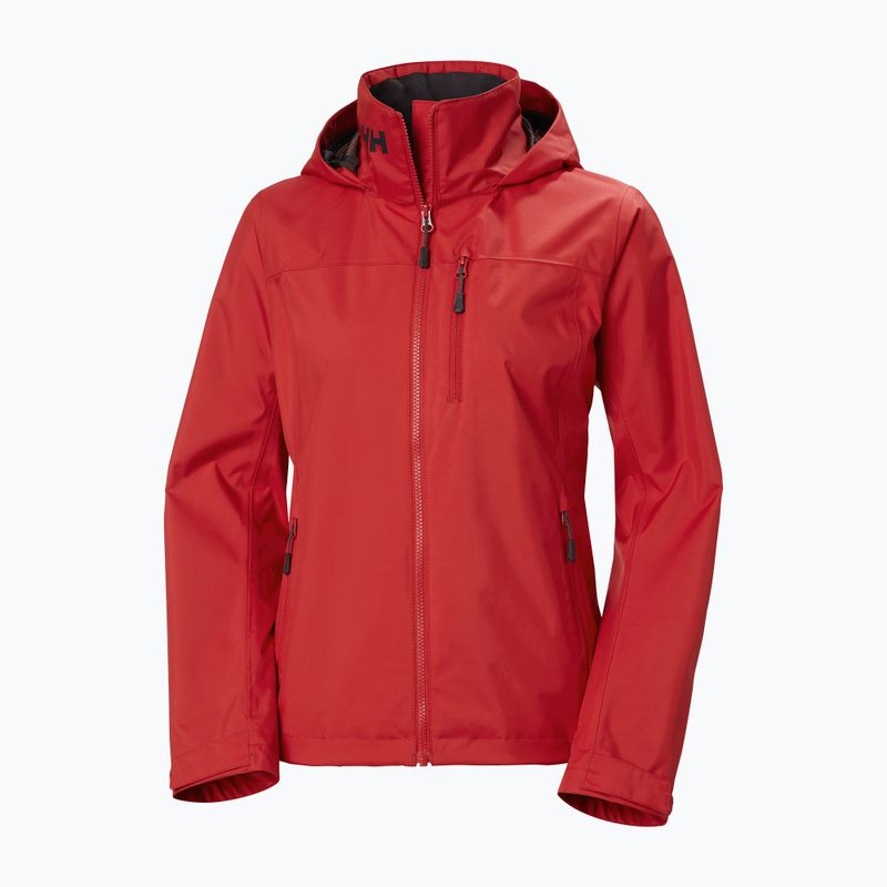 Жіноча вітрильна куртка Helly Hansen Crew Hooded 2.0 червона 6