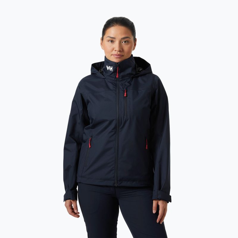 Жіноча вітрильна куртка Helly Hansen Crew Hooded 2.0 navy