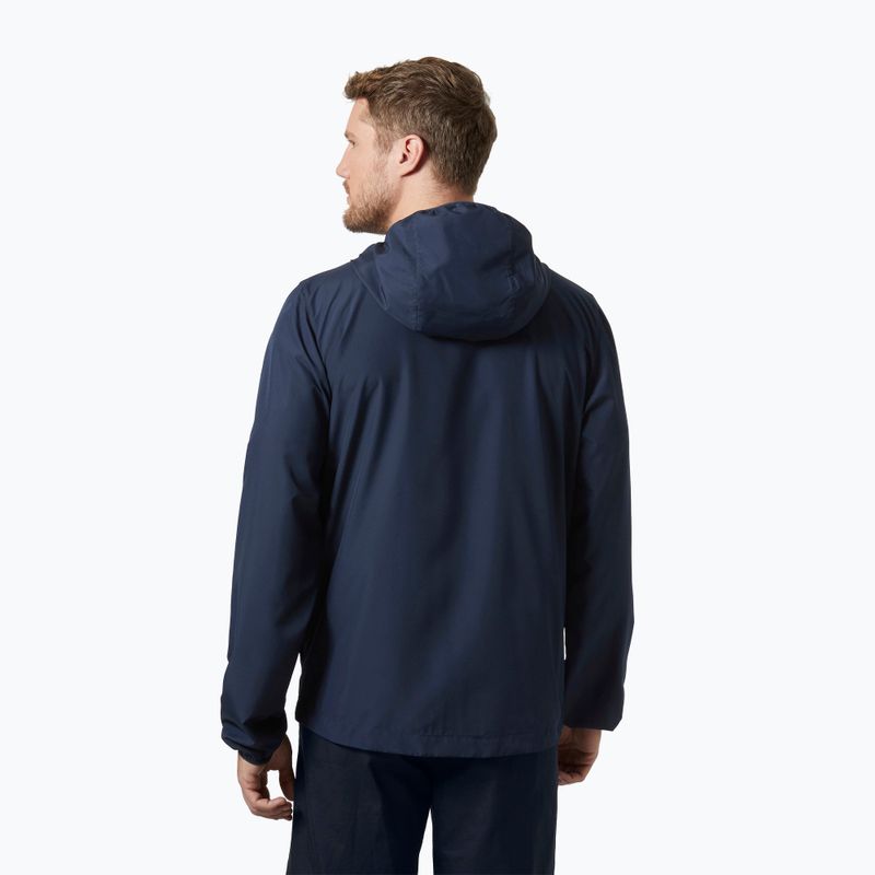 Чоловіча вітрильна куртка Helly Hansen Salt Striped Windbreaker navy 2