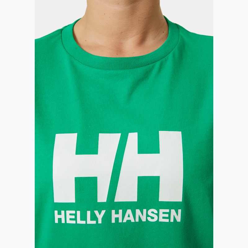 Футболка  жіноча Helly Hansen Logo 2.0 bright green 3