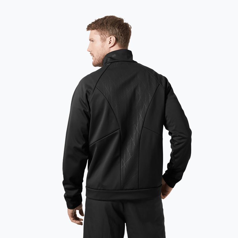 Кофта вітрильна чоловіча Helly Hansen Hp Windproof Fleece 2.0 ebony 2