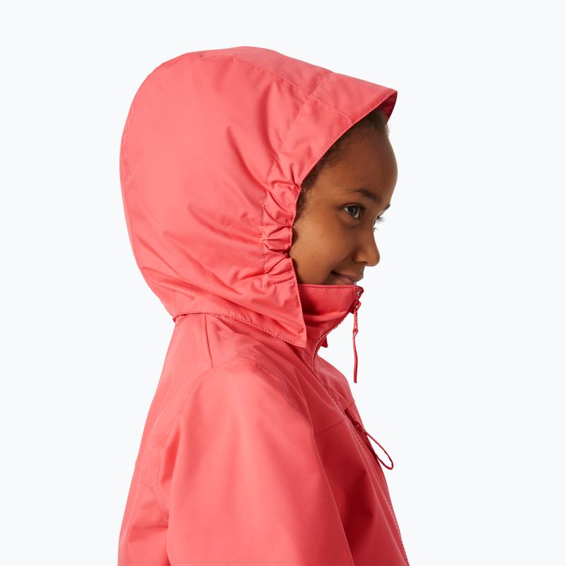 Дитяча вітрильна куртка Helly Hansen Crew Hooded JR sunset pink 3