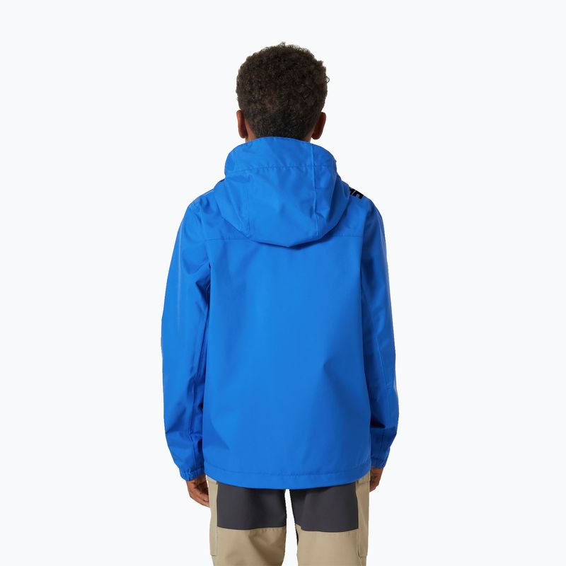 Дитяча вітрильна куртка Helly Hansen Crew Hooded JR cobalt 2.0 2