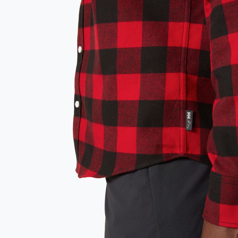 Сорочка чоловіча Helly Hansen Lokka Organic Flannel red buffalo check 4