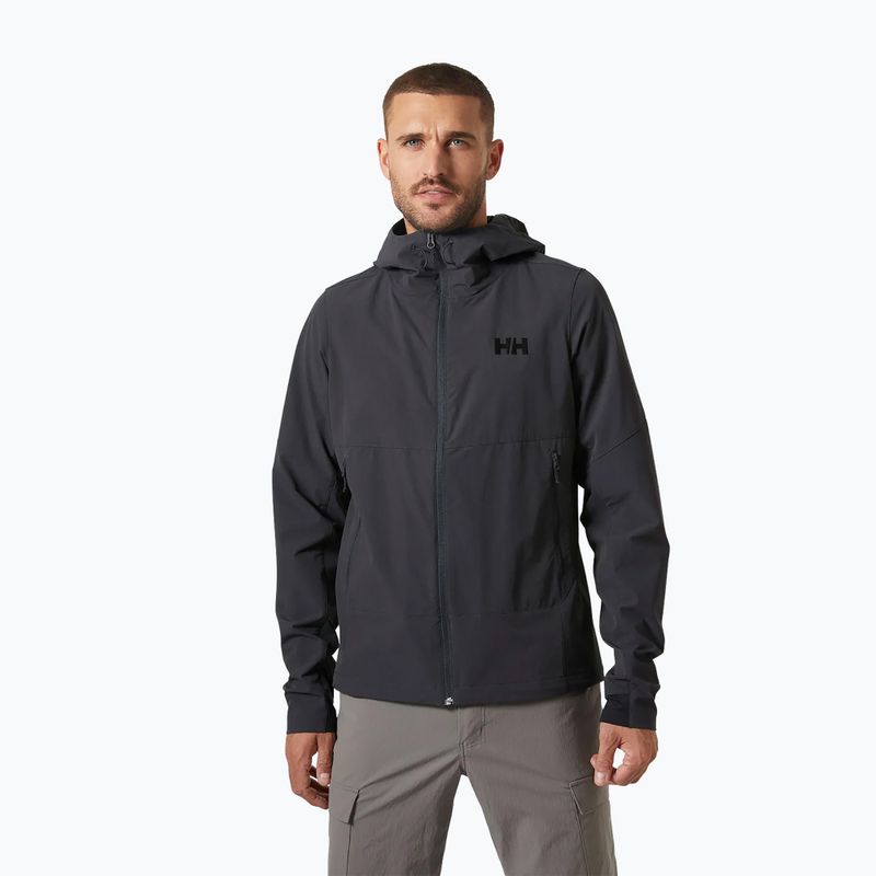 Чоловіча куртка Helly Hansen Blaze Softshell чорне дерево