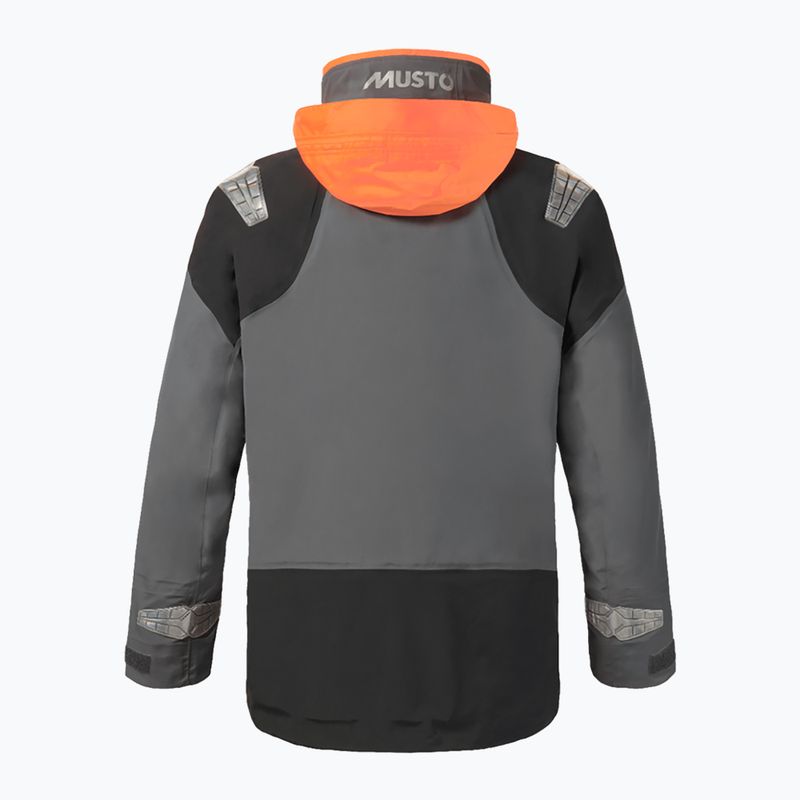 Куртка вітрильна чоловіча Musto BR3 Pertex Offshore charcoal 2