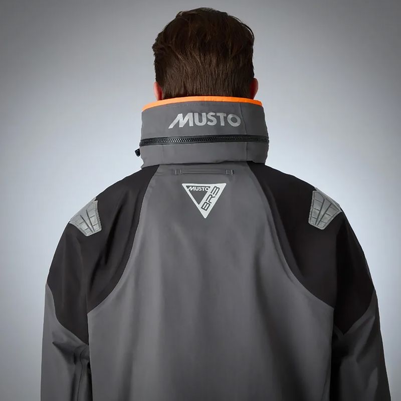 Куртка вітрильна чоловіча Musto BR3 Pertex Offshore charcoal 7