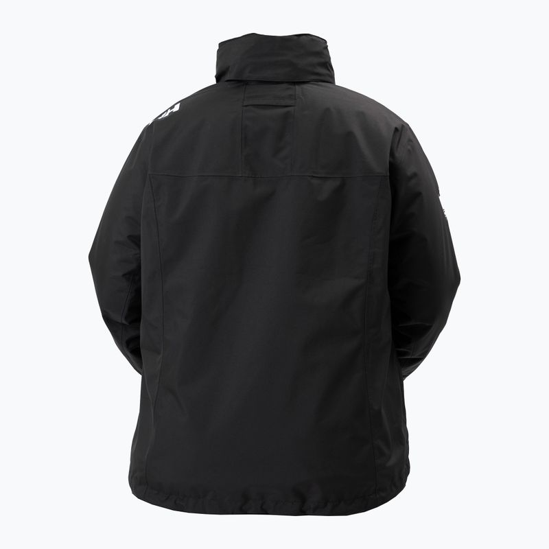 Куртка вітрильна жіноча Helly Hansen Crew Hooded Midlayer Plus 2.0 black 2