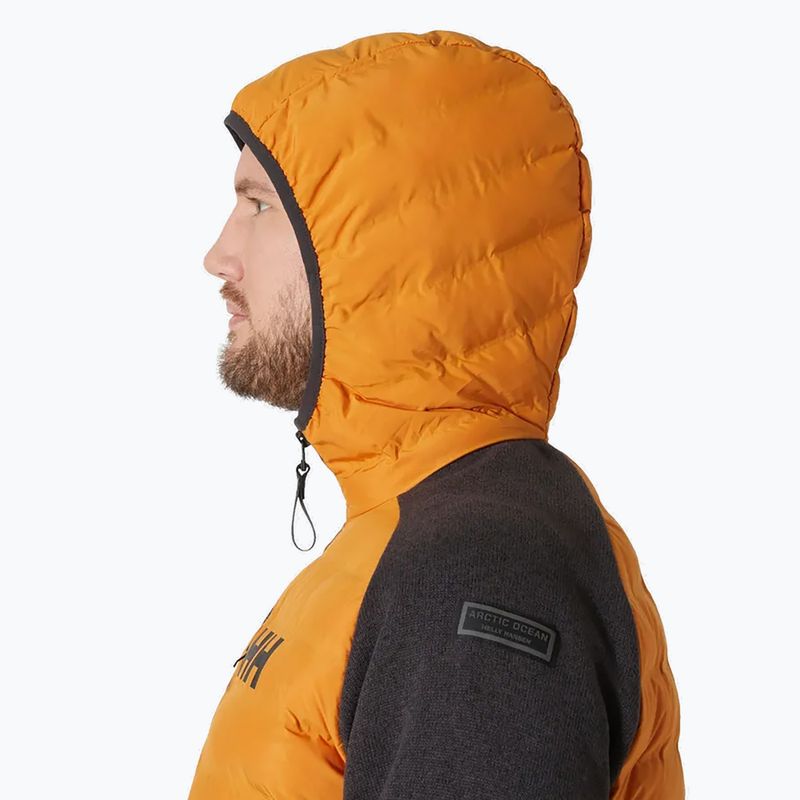 Куртка вітрильна чоловіча Helly Hansen Arctic Ocean Hybrid Insulator mustard 3