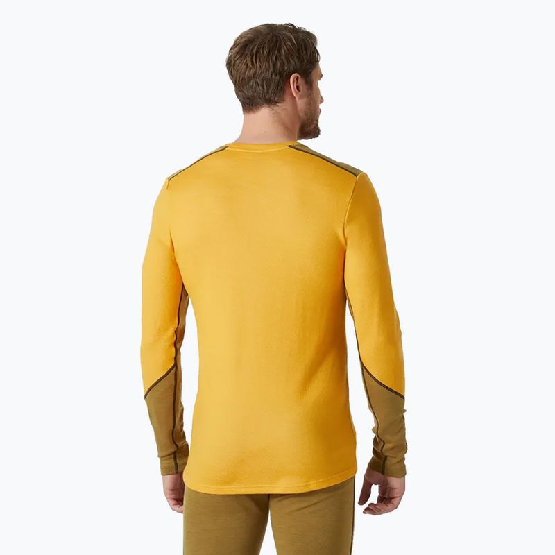 Кофта термічна чоловіча Helly Hansen Lifa Merino Midweight Crew golden glow 2