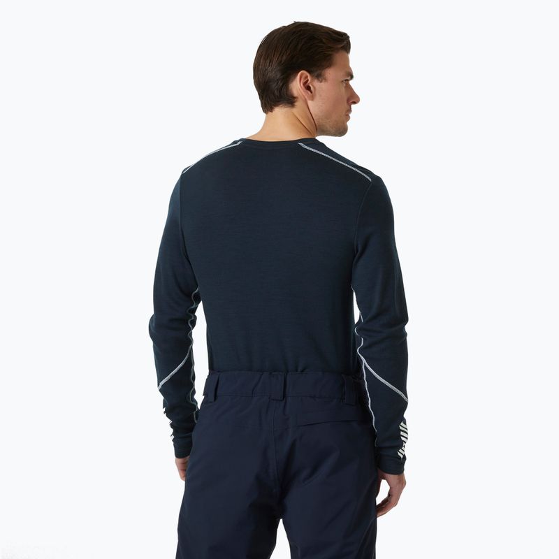 Кофта термічна чоловіча Helly Hansen Lifa Merino Midweight Crew navy/600 2