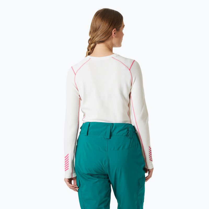 Кофта термічна жіноча Helly Hansen Lifa Merino Midweight Gra Crew off white jpb aop 2