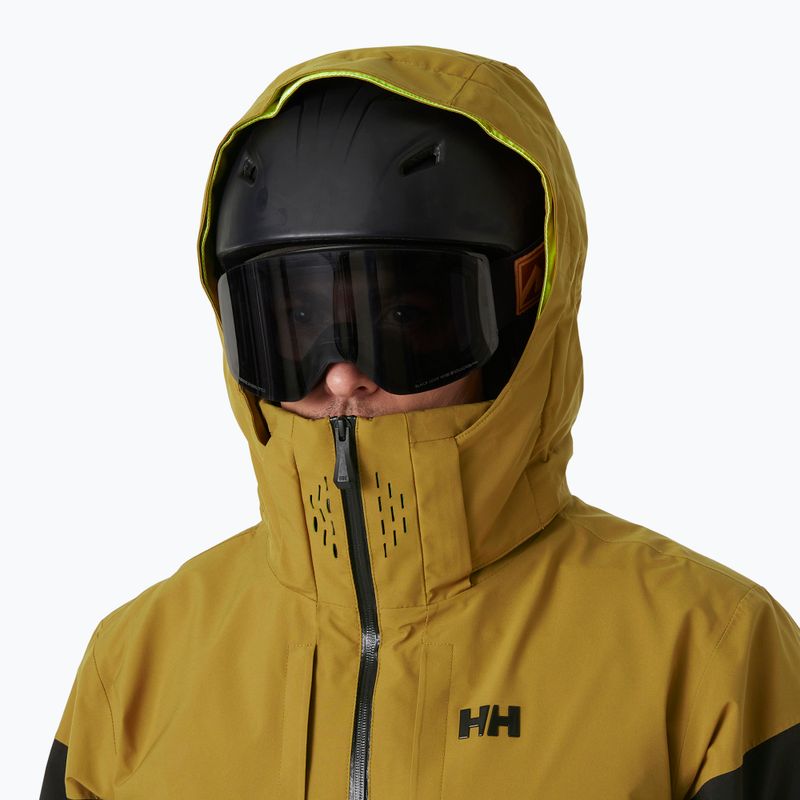 Чоловіча лижна куртка Helly Hansen Alpha Infinity чорна 3