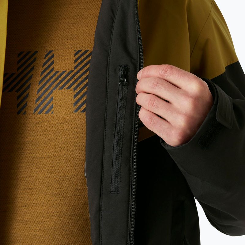 Чоловіча лижна куртка Helly Hansen Alpha Infinity чорна 8