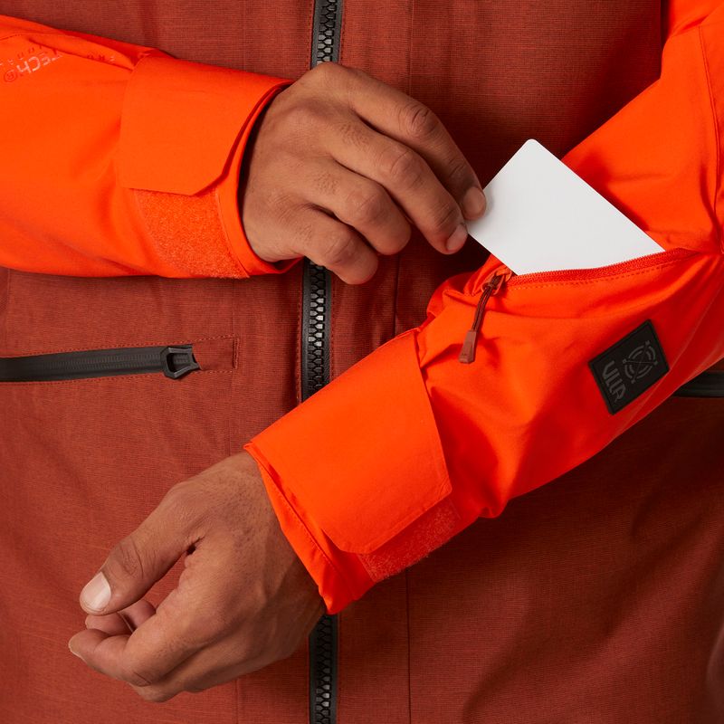 Куртка гірськолижна чоловіча Helly Hansen Straightline Lifaloft 2.0 iron oxide 5