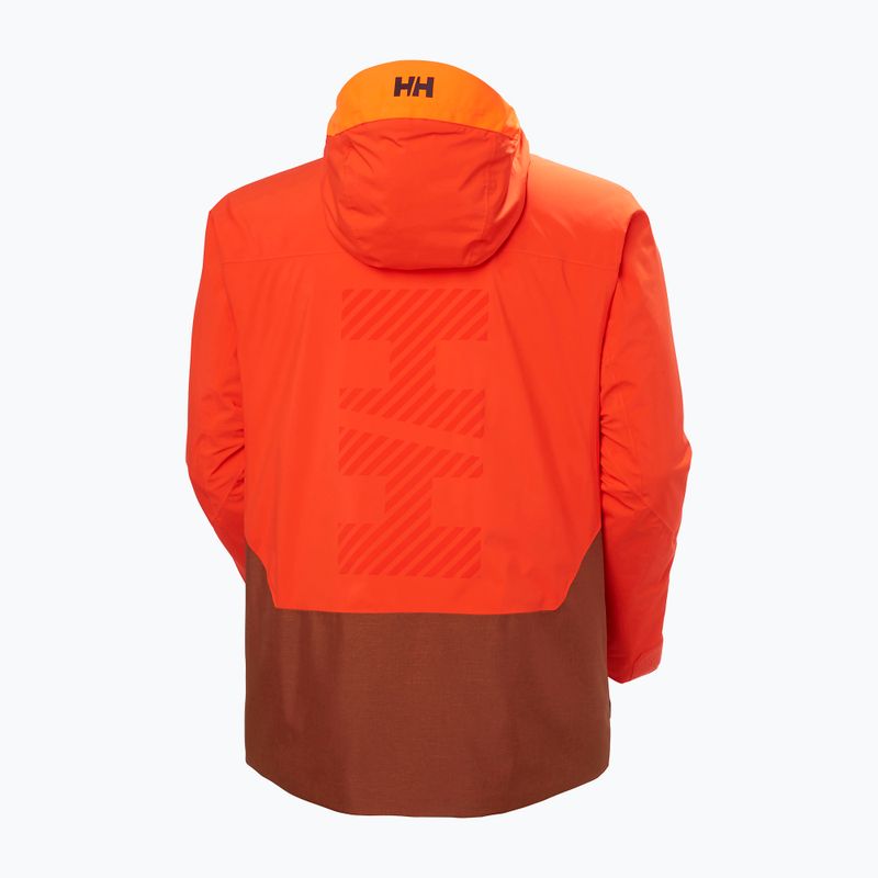 Куртка гірськолижна чоловіча Helly Hansen Straightline Lifaloft 2.0 iron oxide 11