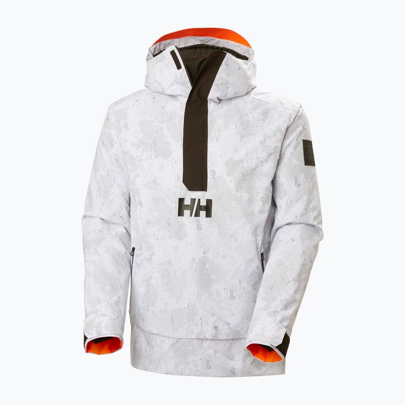 Куртка гірськолижна чоловіча Helly Hansen Ullr D Insulated Anorak grey fog snow camo aop 9