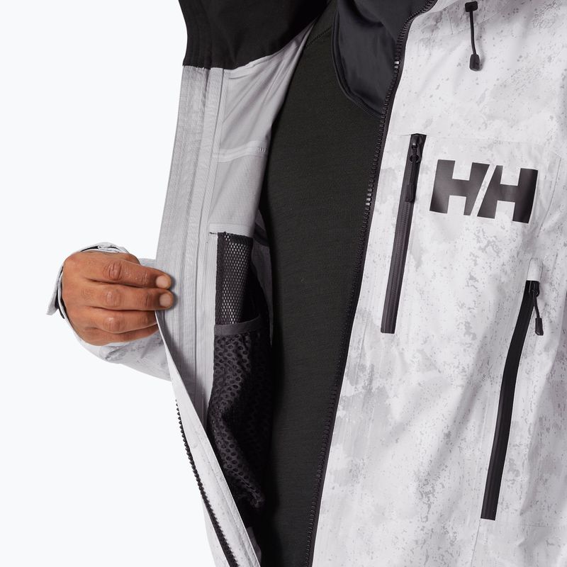 Комбінезон гірсько-лижний чоловічий Helly Hansen Chugach Infinity Printed grey fog snow camo aop 9