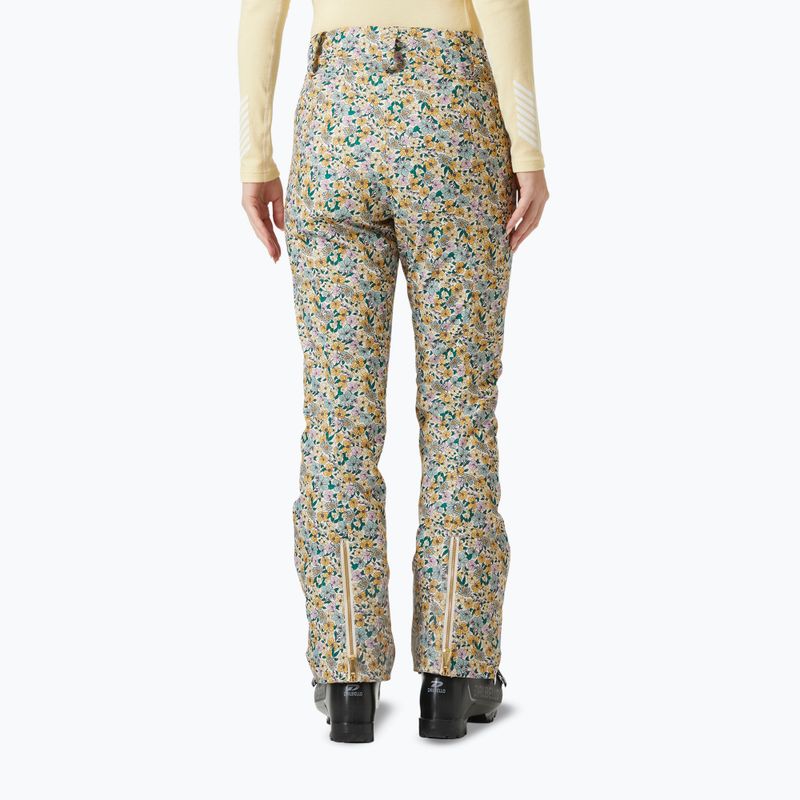 Штани лижні жіночі Helly Hansen St. Moritz Insulated 2.0 sand floral aop 2