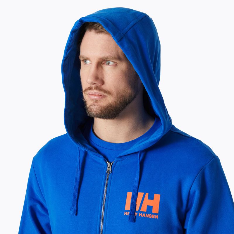 Чоловічий світшот Helly Hansen HH Logo Full Zip Hoodie 2.0 кобальт 2.0 3