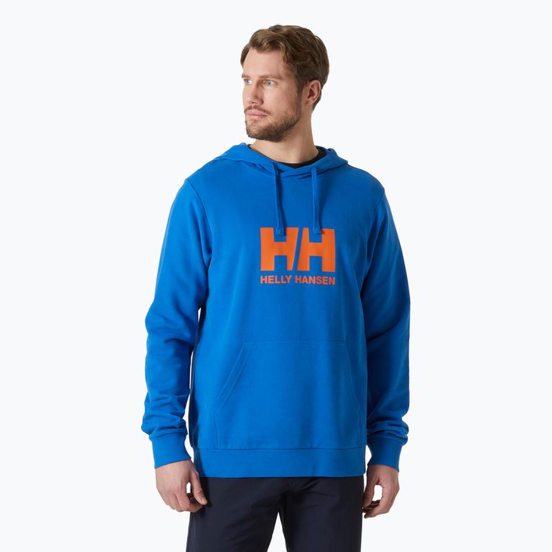 Чоловічий світшот Helly Hansen HH Logo Hoodie 2.0 кобальт 2.0