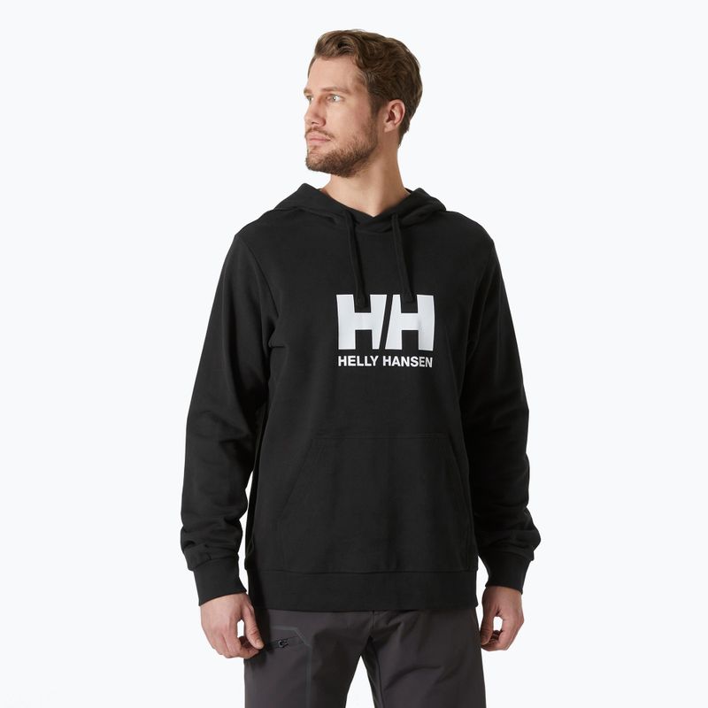 Чоловіче худі Helly Hansen HH Logo Hoodie 2.0 чорне