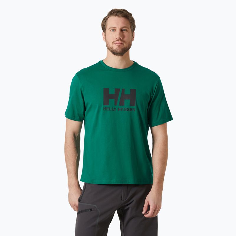 Футболка чоловіча Helly Hansen Logo 2.0 emerald