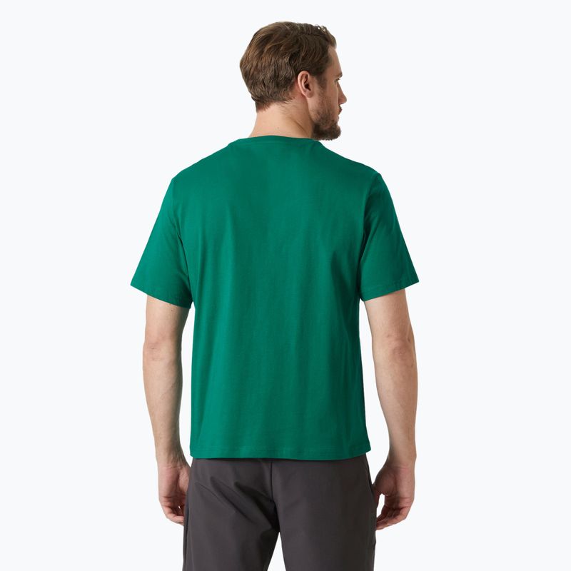 Футболка чоловіча Helly Hansen Logo 2.0 emerald 2