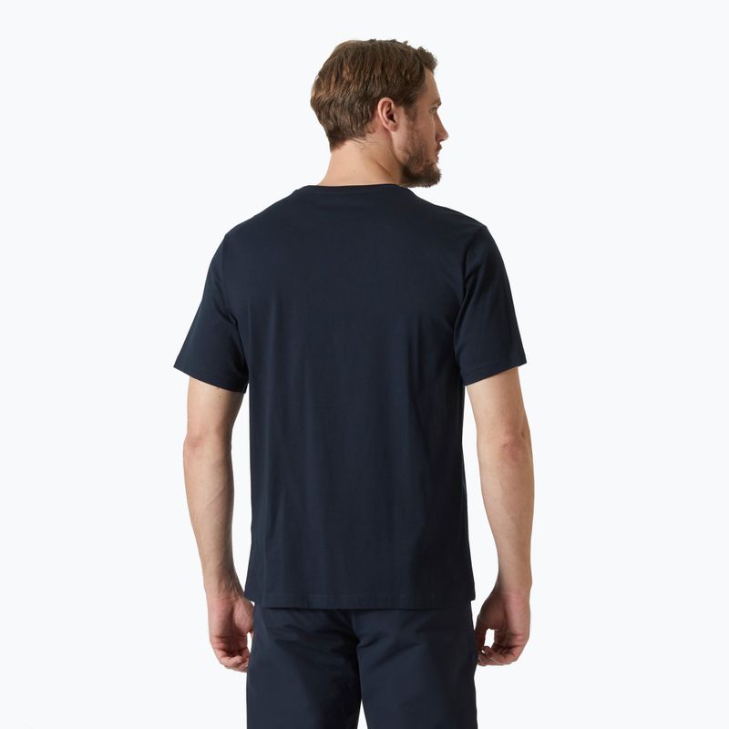 Футболка чоловіча Helly Hansen Logo 2.0 navy 2