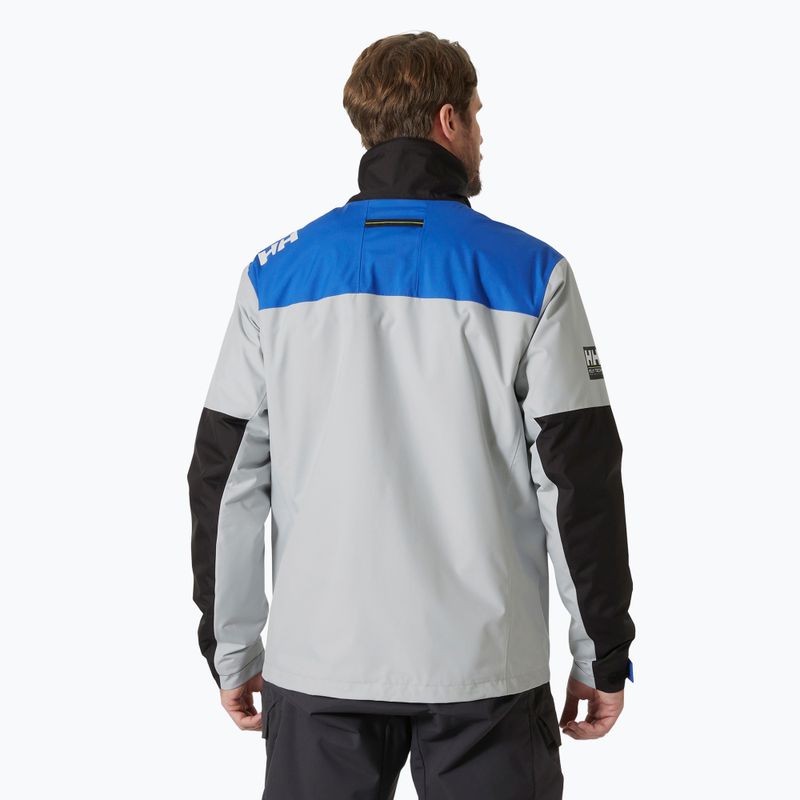Куртка вітрильна чоловіча Helly Hansen Arctic Ocean Crew Midlayer grey fog 2