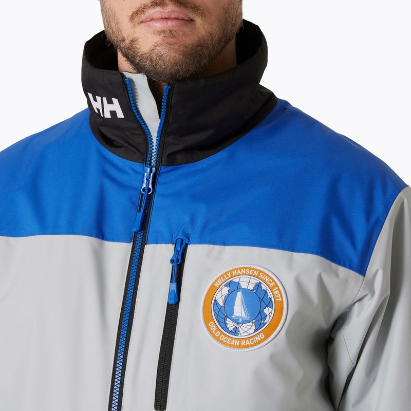 Куртка вітрильна чоловіча Helly Hansen Arctic Ocean Crew Midlayer grey fog 3