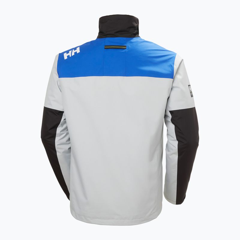 Куртка вітрильна чоловіча Helly Hansen Arctic Ocean Crew Midlayer grey fog 9