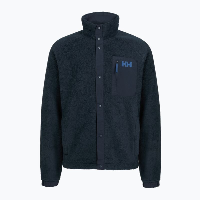 Чоловічий світшот Helly Hansen Panorama Pile Snap Snap світшот темно-синій