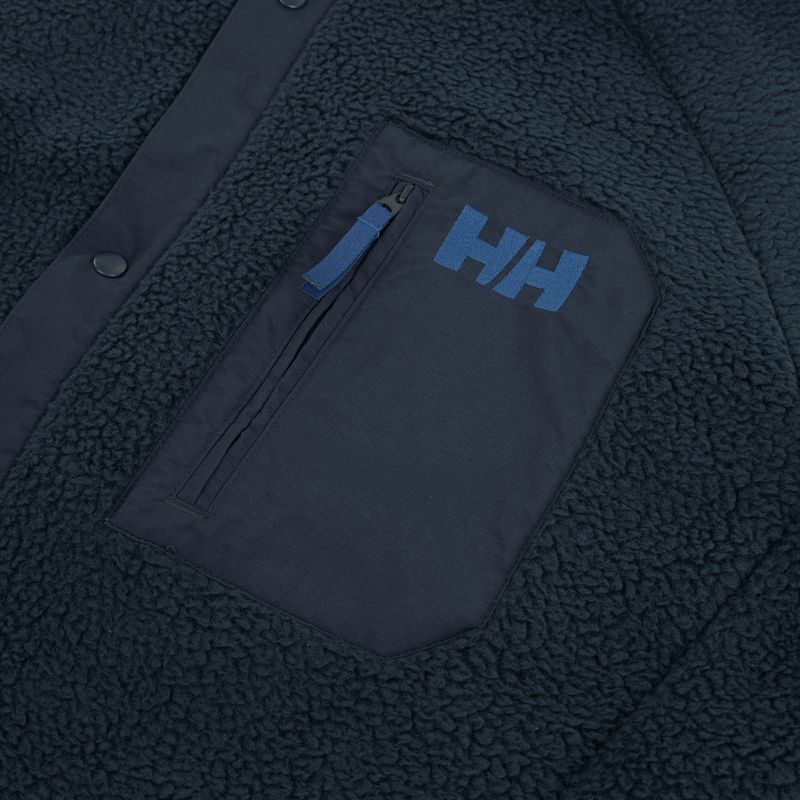 Чоловічий світшот Helly Hansen Panorama Pile Snap Snap світшот темно-синій 3
