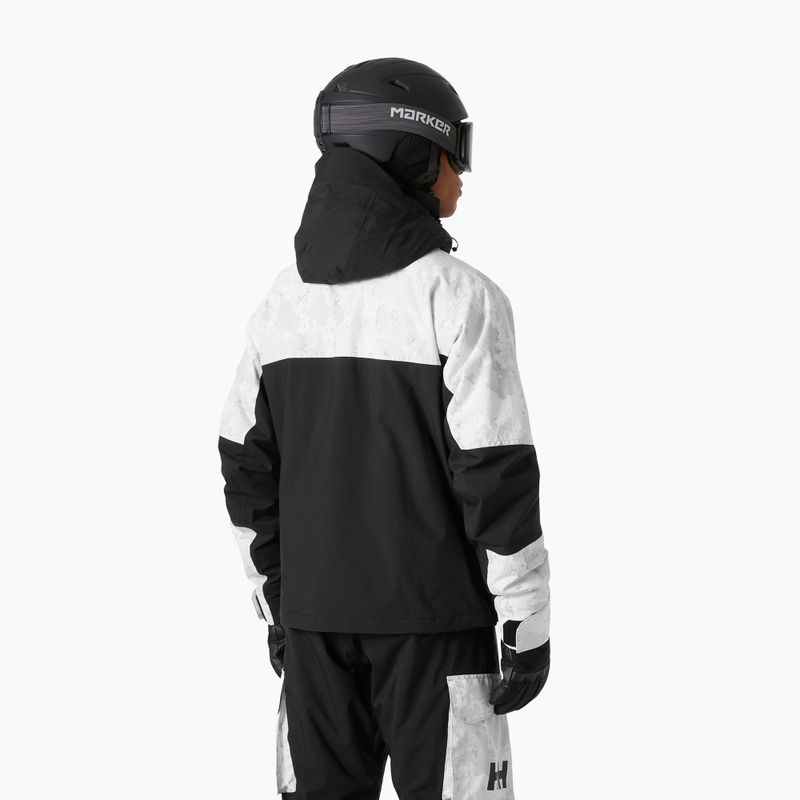 Куртка гірсько-лижна чоловіча Helly Hansen Ullr D Heritage Short grey fog snow camo aop 2
