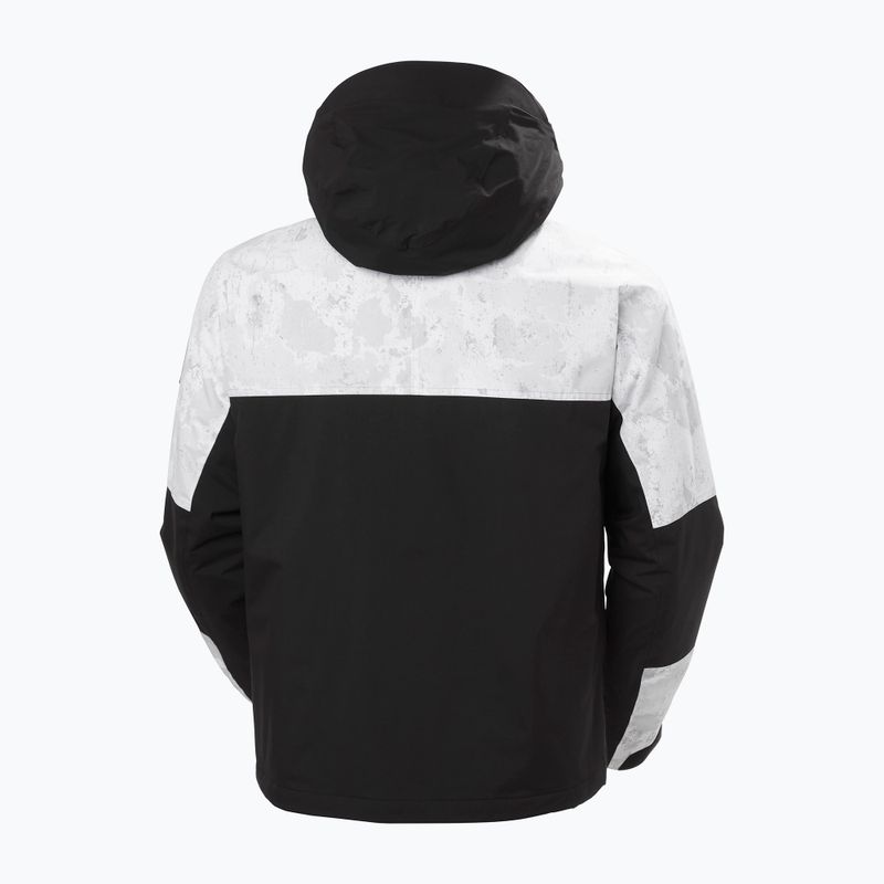 Куртка гірсько-лижна чоловіча Helly Hansen Ullr D Heritage Short grey fog snow camo aop 13
