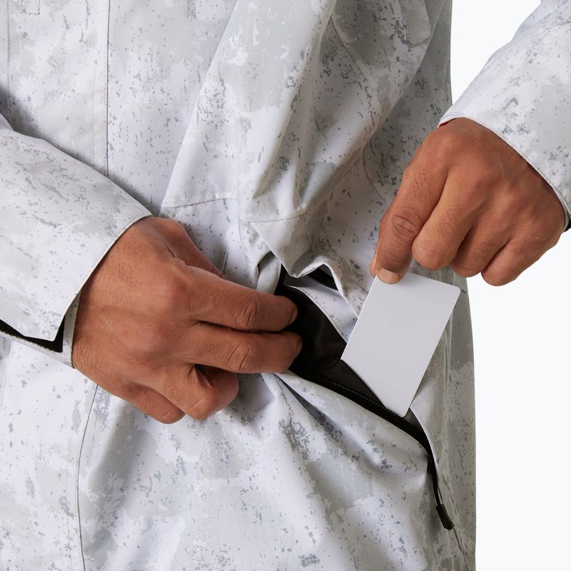 Куртка гірсько-лижна чоловіча Helly Hansen Ullr D Shell Graphic grey fog snow camo aop 7