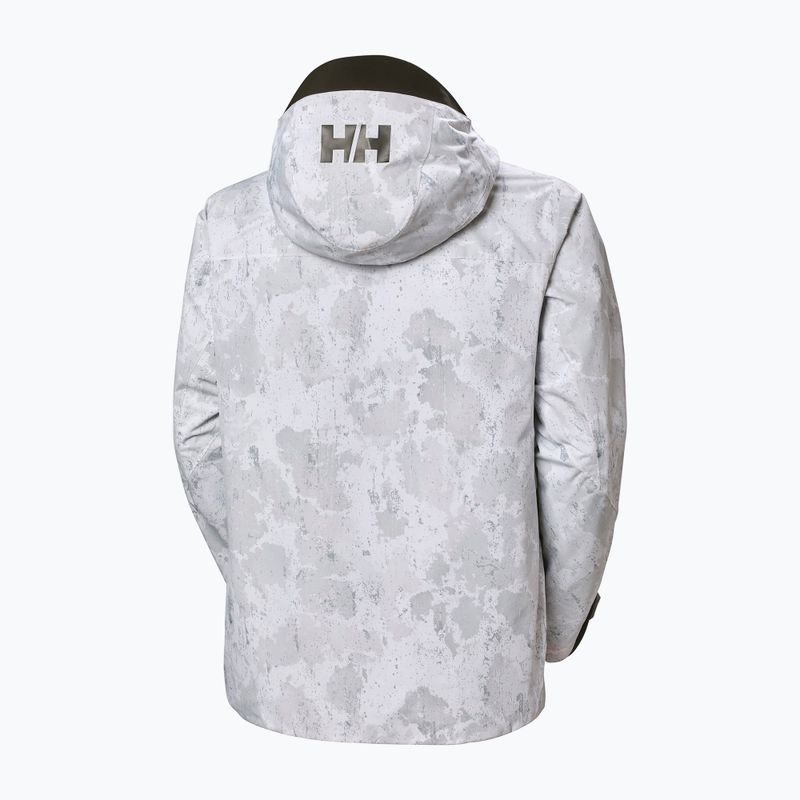 Куртка гірсько-лижна чоловіча Helly Hansen Ullr D Shell Graphic grey fog snow camo aop 11