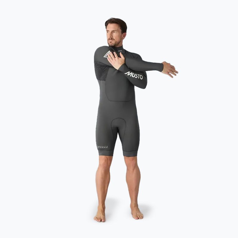 Гідрокостюм чоловічий Musto Flexlite Dynamic 3/2 mm Shorty dark grey 6