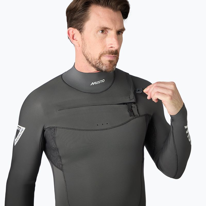 Гідрокостюм чоловічий Musto Flexlite Dynamic 3/2 mm Shorty dark grey 7