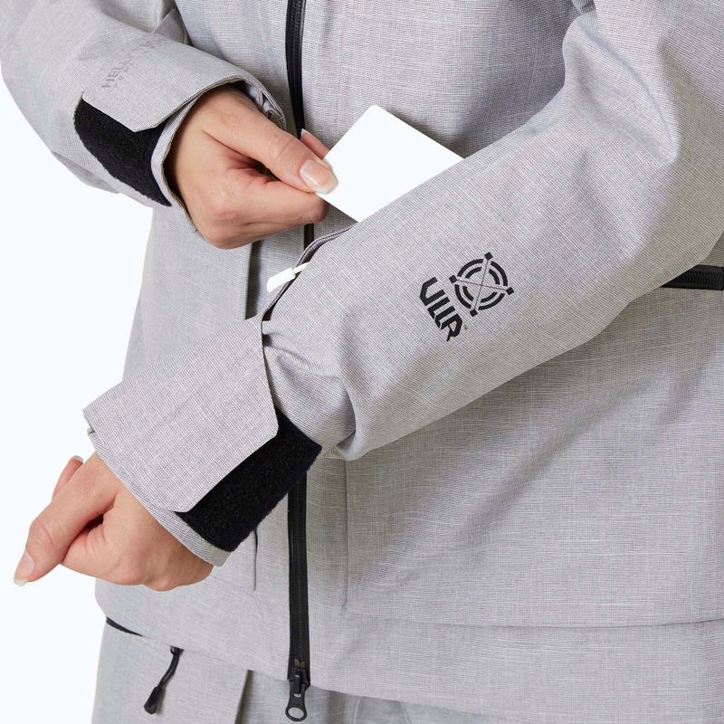 Куртка гірсько-лижна жіноча Helly Hansen Powderqueen 3.0 grey/melange 4