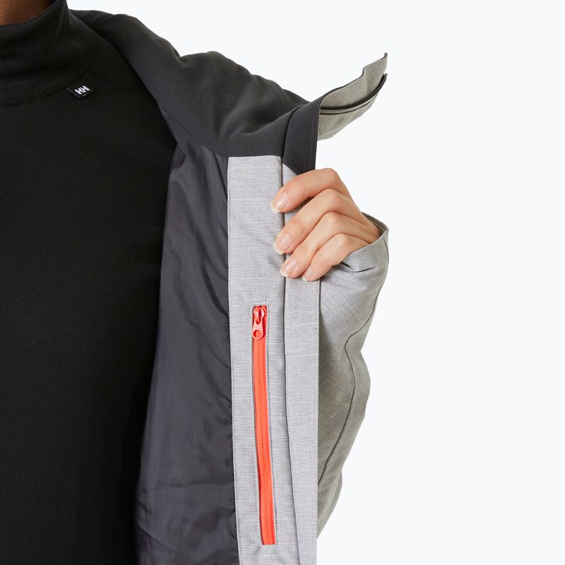 Куртка гірсько-лижна жіноча Helly Hansen Powderqueen 3.0 grey/melange 7