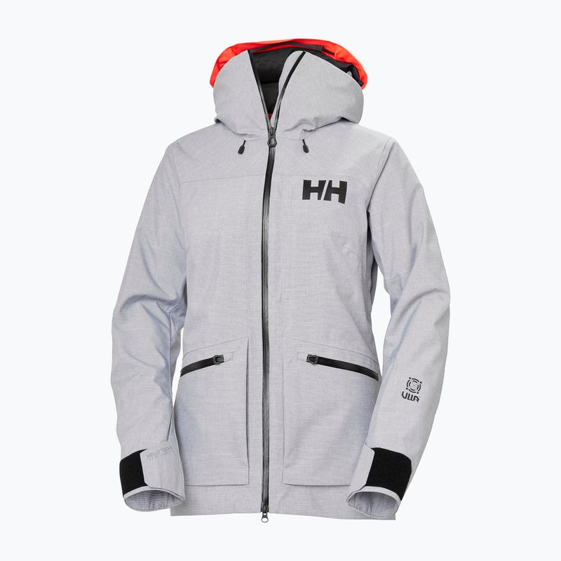 Куртка гірсько-лижна жіноча Helly Hansen Powderqueen 3.0 grey/melange 9