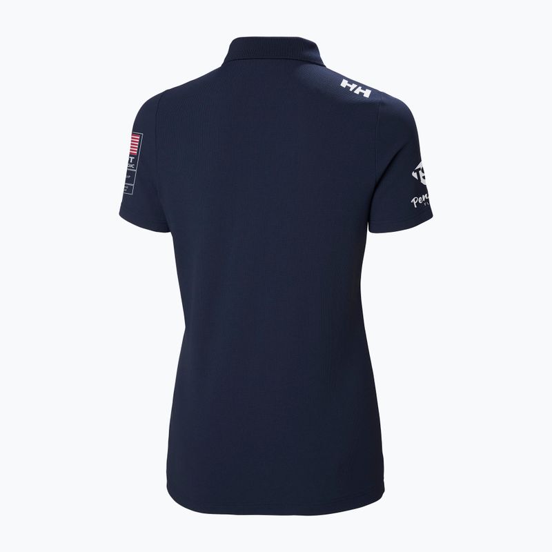 Футболка поло жіноча Helly Hansen Crew Tech Polo navy 2