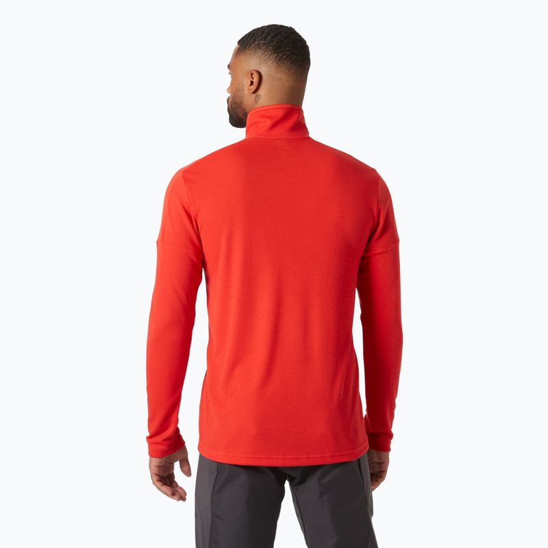 Кофта вітрильна чоловіча Helly Hansen Hp 1/2 Zip Pullover 2.0 alert red 2