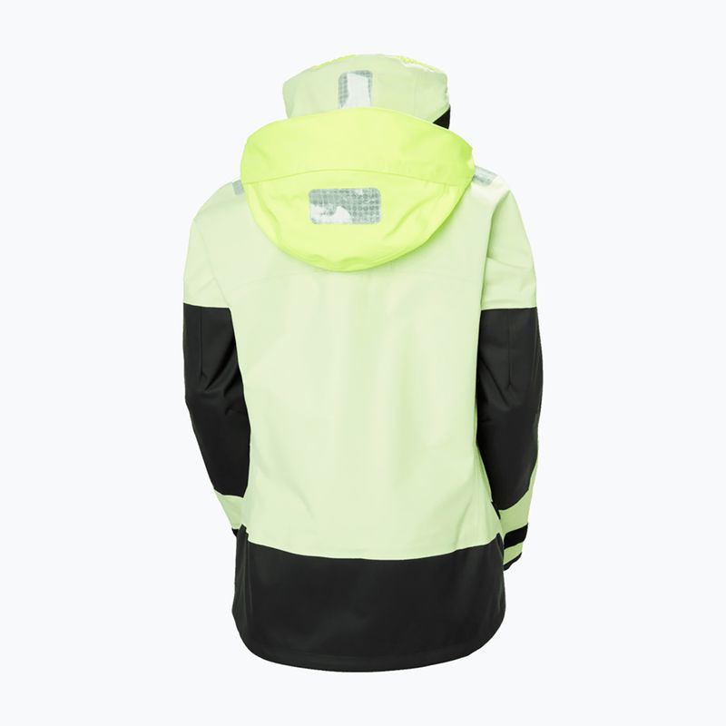 Куртка вітрильна жіноча Helly Hansen Skagen Pro washed lime 4