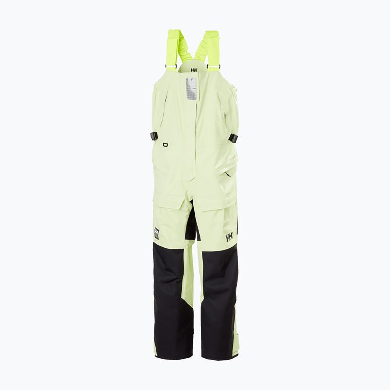 Штани вітрильні жіночі Helly Hansen Skagen Pro Bib washed lime 3