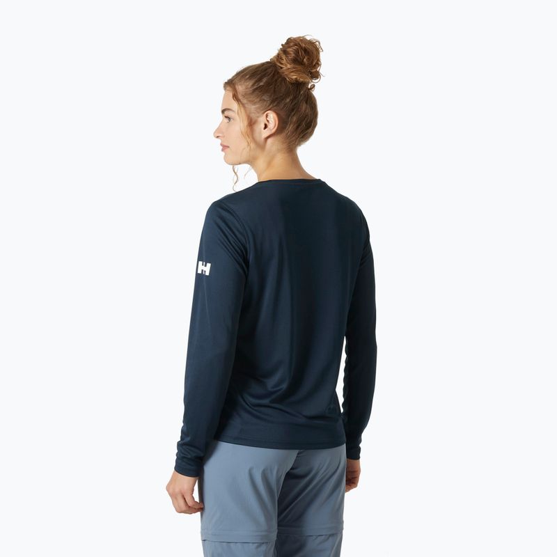 Лонгслів жіночий Helly Hansen HH Tech Crew 2.0 LS navy 2