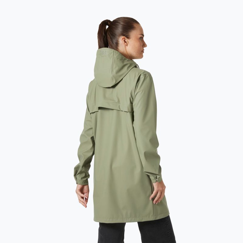 Пальто-дощовик жіночий Helly Hansen Moss Rain Coat lav green 2