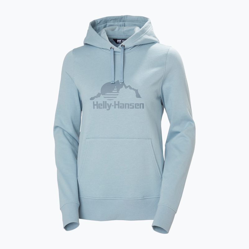 Кофта жіноча Helly Hansen Nord Graphic Pullover Hoodie windy blue 5
